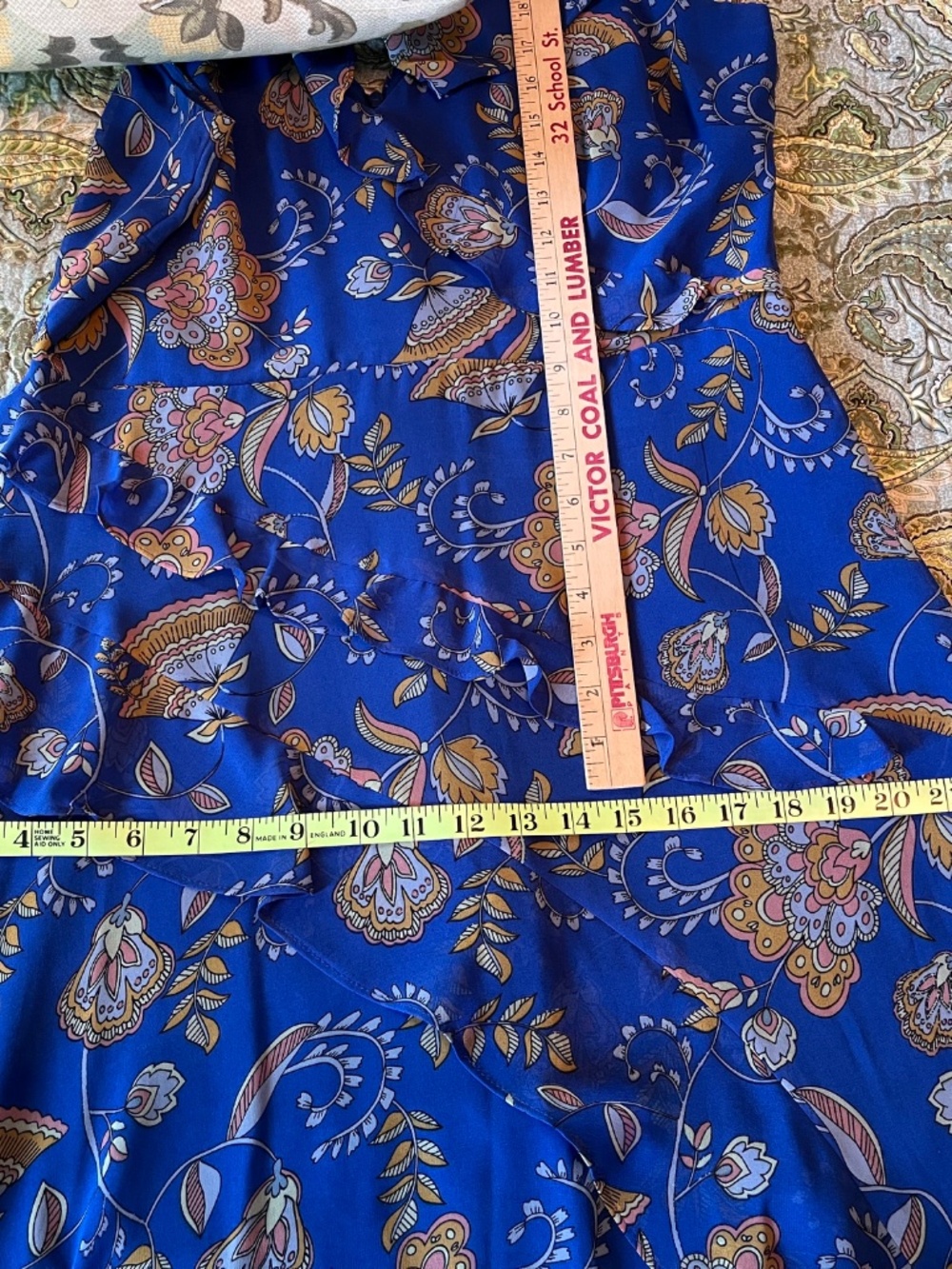 Beautiful Cobalt Blue Dress by Taylor - Picture 4 of 11